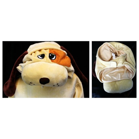 Pound Puppies Tan Brown Dog Costume Halloween Infant 12-24 Months 4 Piece Outfit - Picture 4 of 12